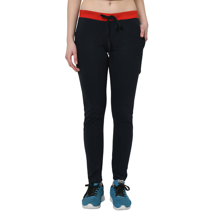 Mack Jonney Blue Trackpant For Women's