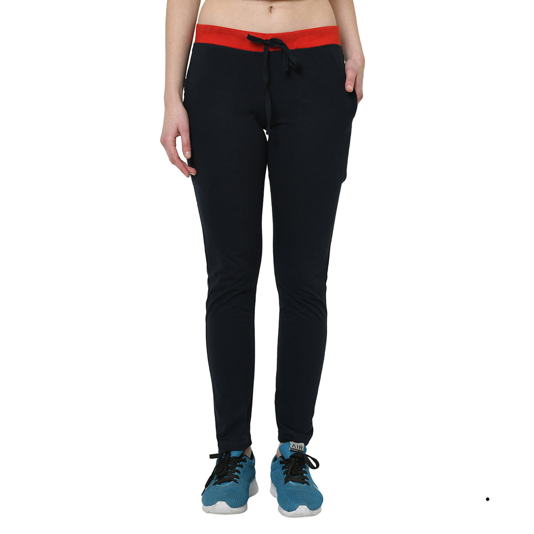 Mack Jonney Blue Trackpant For Women's