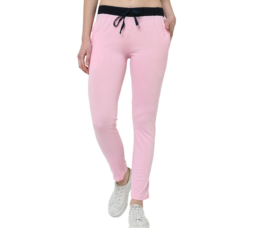 Mack Jonney Pink Trackpant For Women's