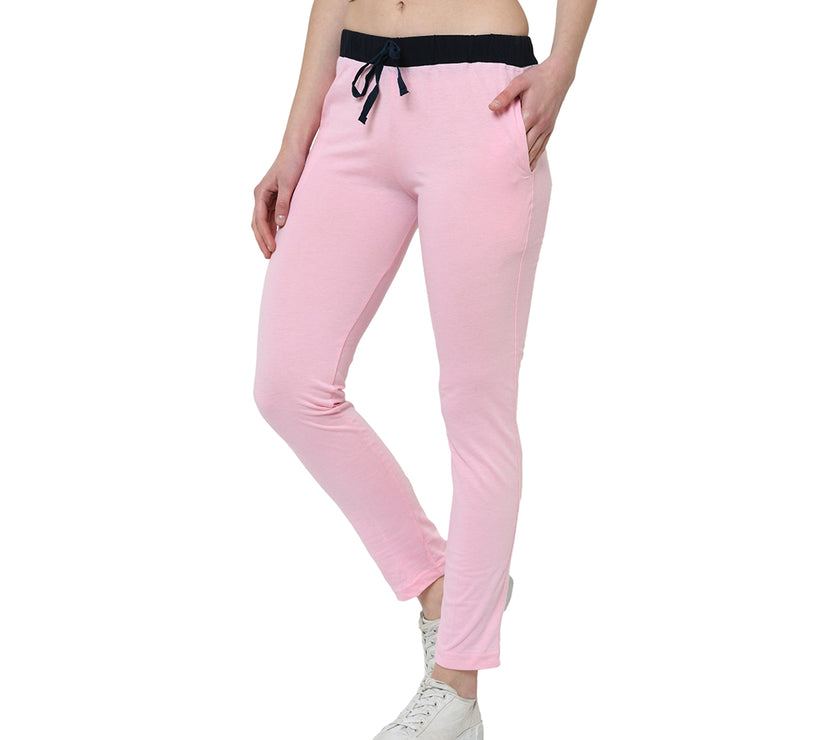 Mack Jonney Pink Trackpant For Women's