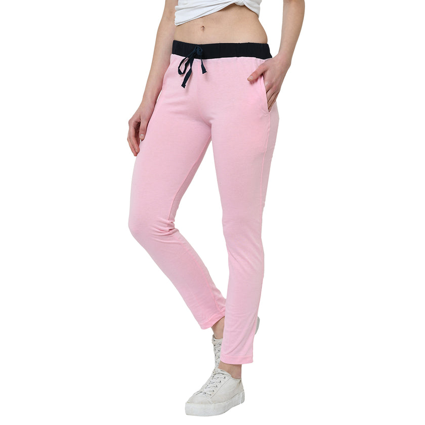 Mack Jonney Pink Trackpant For Women's