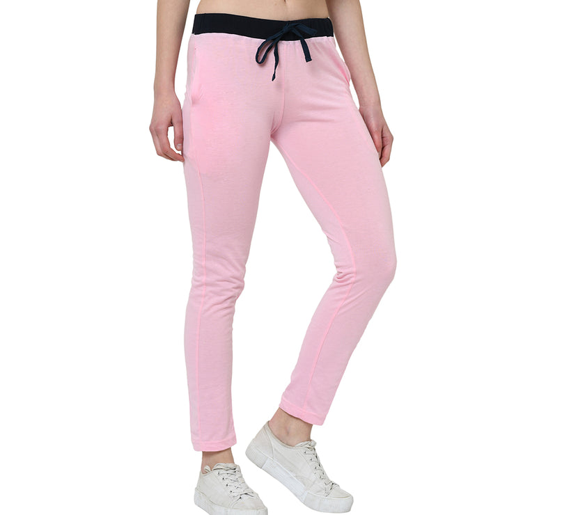 Mack Jonney Pink Trackpant For Women's