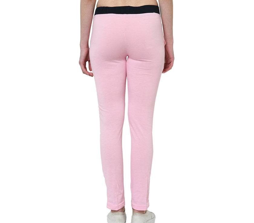 Mack Jonney Pink Trackpant For Women's