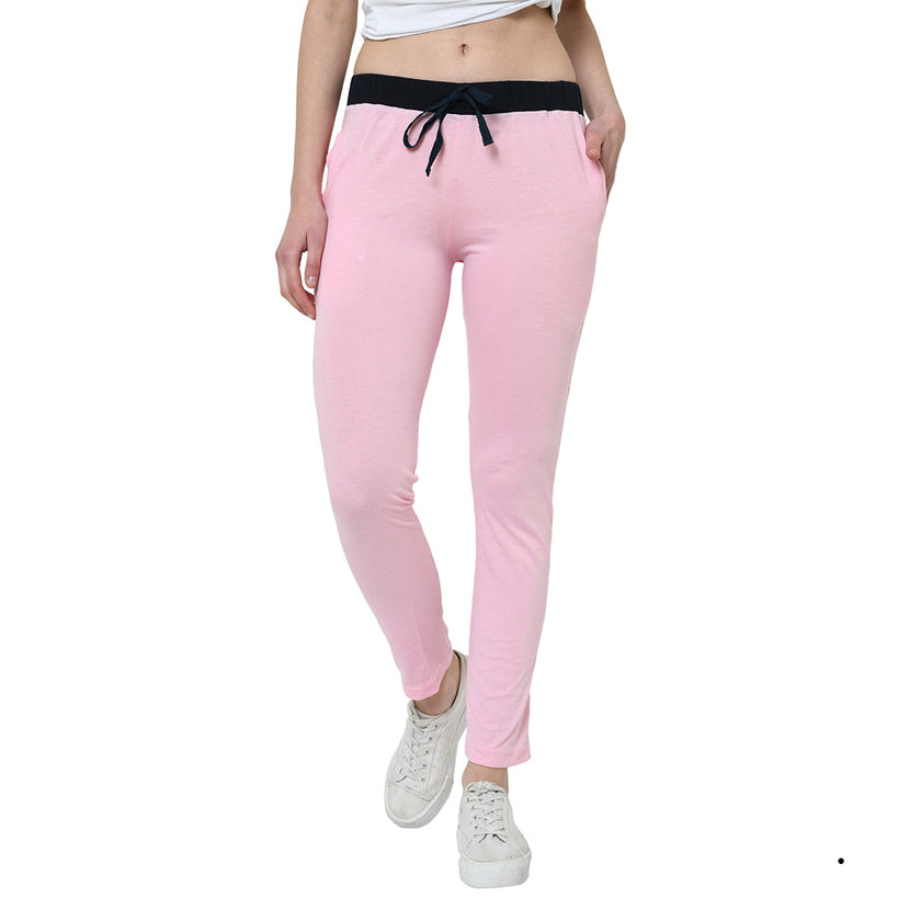 Mack Jonney Pink Trackpant For Women's