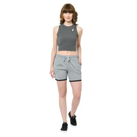 Mack Jonney Silver Color Shorts For Women