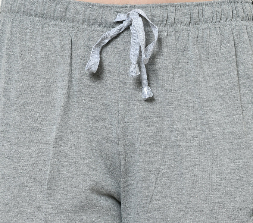 Mack Jonney Silver Color Shorts For Women