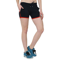 Mack Jonney Blue Color Shorts For Women