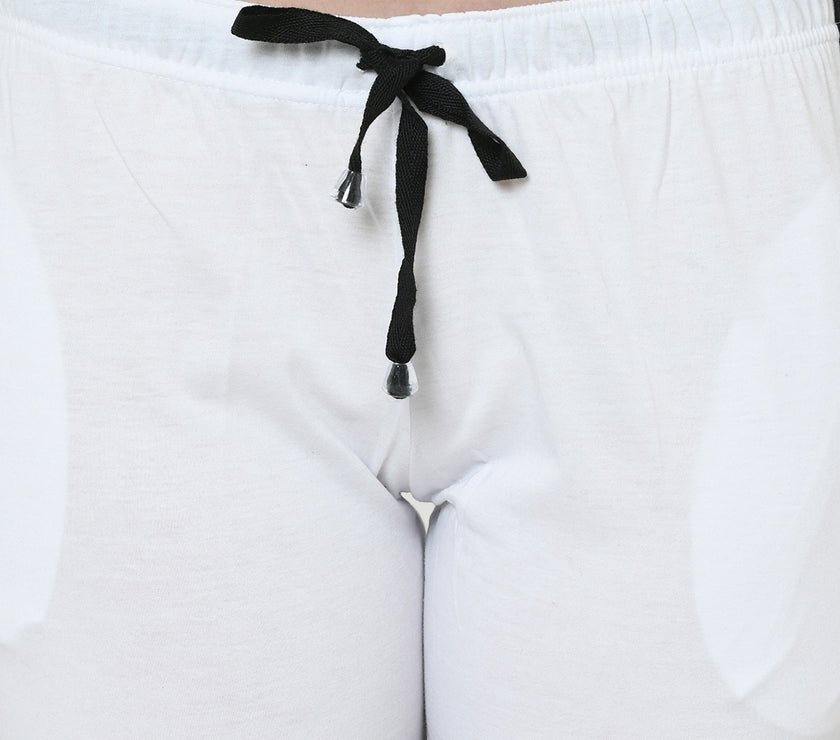 Mack Jonney White Color Shorts For Women