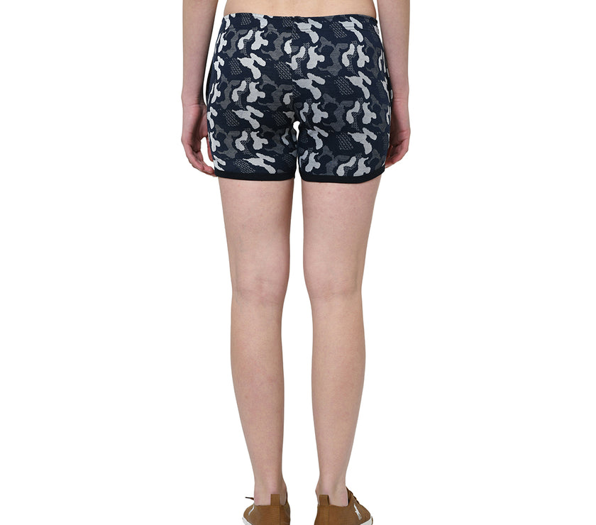 Mack Jonney Blue Color Shorts For Women