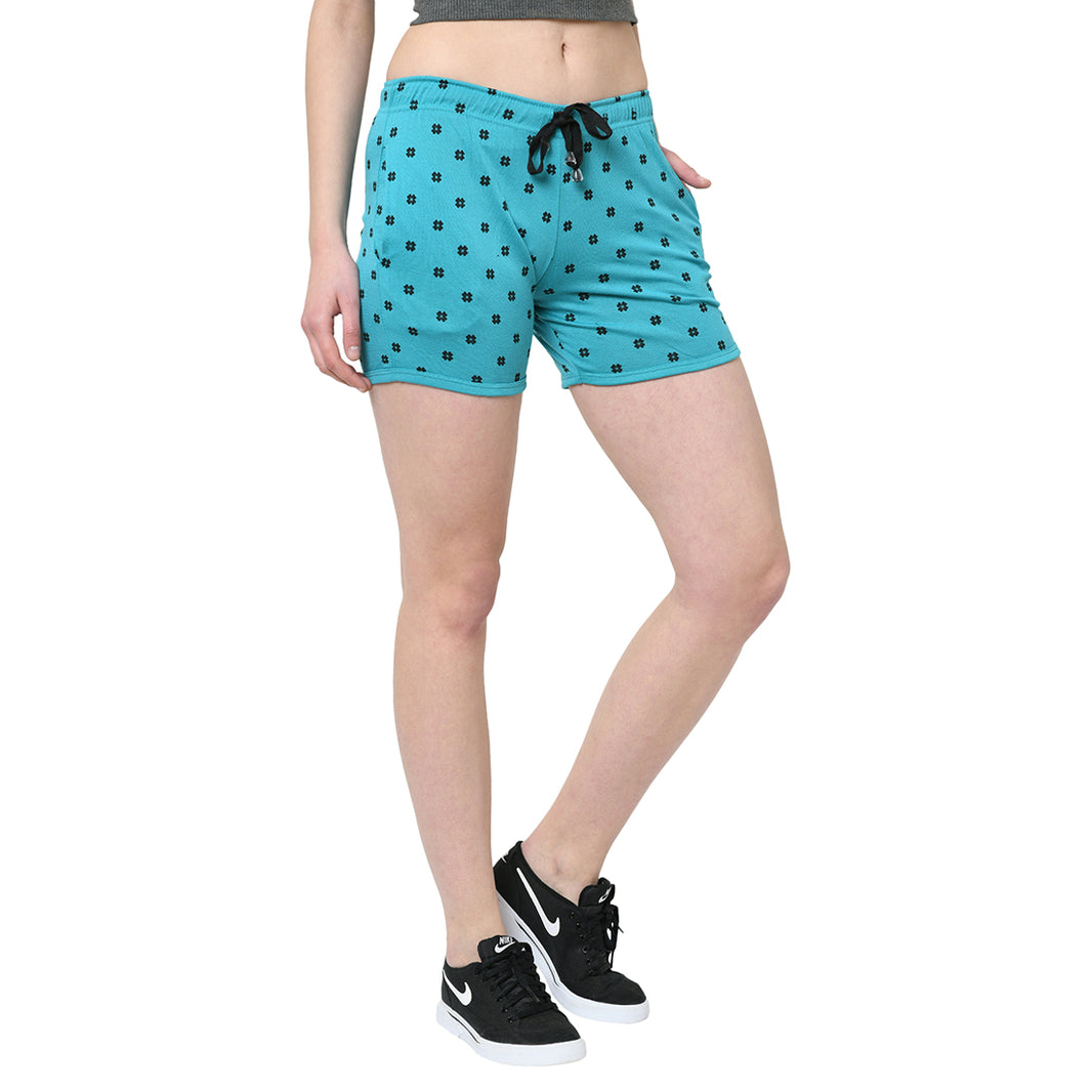 Mack Jonney Ferozi Color Shorts For Women