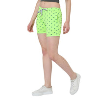 Mack Jonney Green Color Shorts For Women