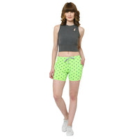 Mack Jonney Green Color Shorts For Women