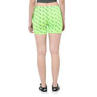 Mack Jonney Green Color Shorts For Women
