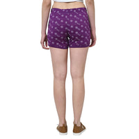 Mack Jonney Purple Color Shorts For Women