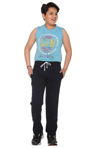 Vimal Jonney Kids's Navy Blue Trackpants - Vimal Clothing store