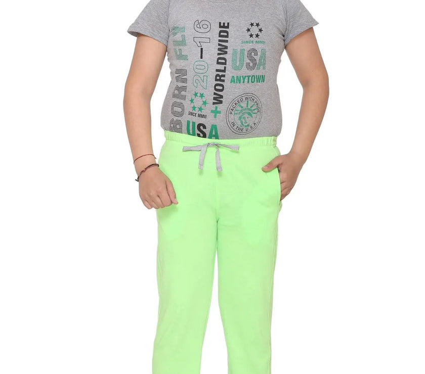 Vimal Jonney Kids's Green Trackpants - Vimal Clothing store