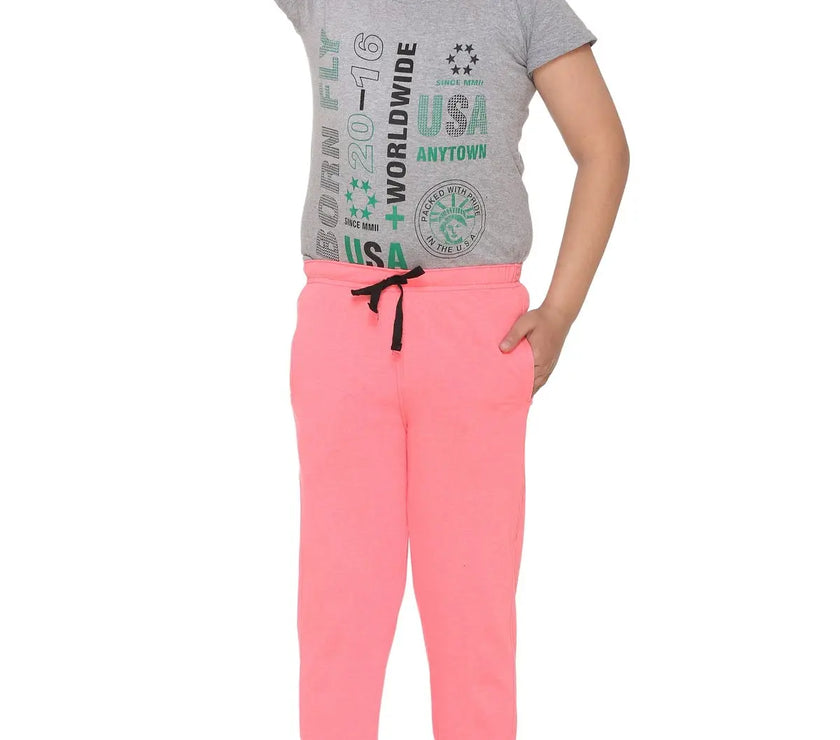 Vimal Jonney Kids's Peach Trackpants - Vimal Clothing store