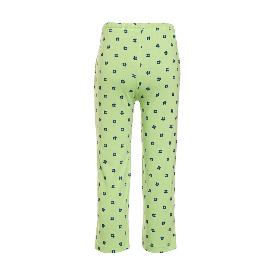 Vimal Jonney Regular Fit Cotton Blended Green Track Pant For Kids - Vimal Clothing store