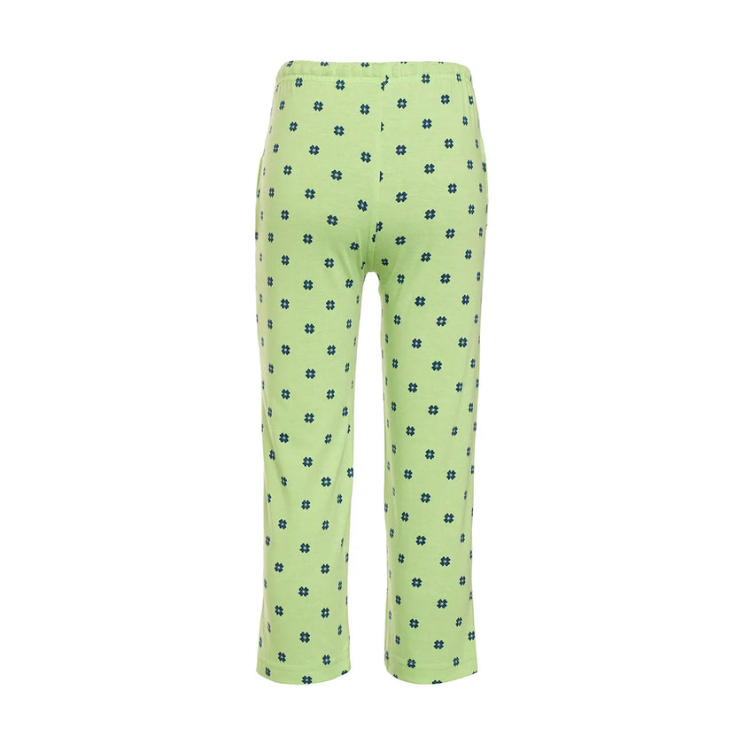 Vimal Jonney Regular Fit Cotton Blended Green Track Pant For Kids - Vimal Clothing store