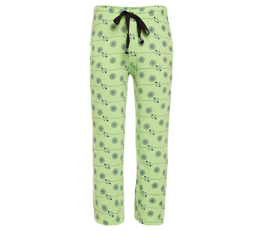 Vimal Jonney Regular Fit Cotton Blended Green Track Pant For Kids - Vimal Clothing store