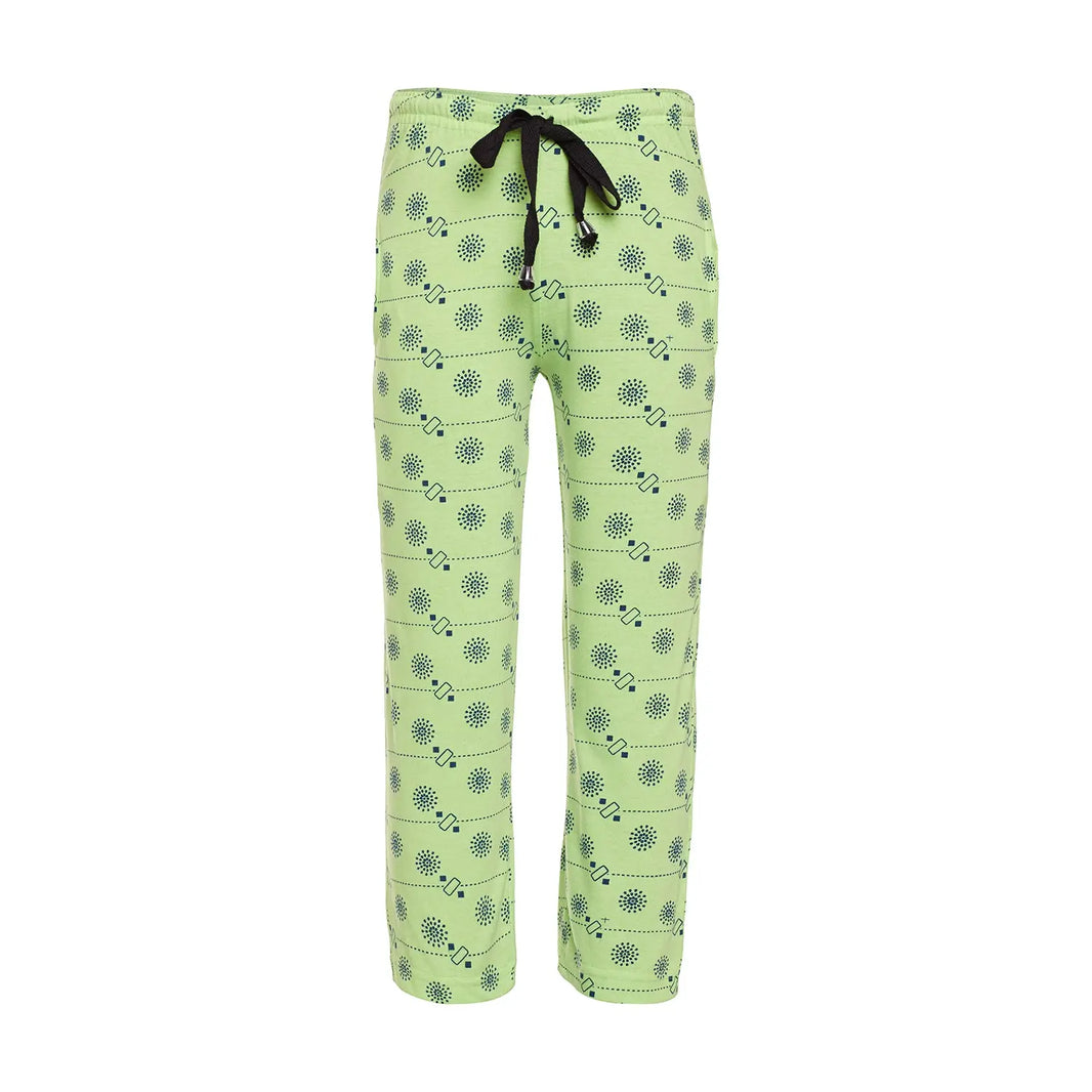 Vimal Jonney Regular Fit Cotton Blended Green Track Pant For Kids - Vimal Clothing store