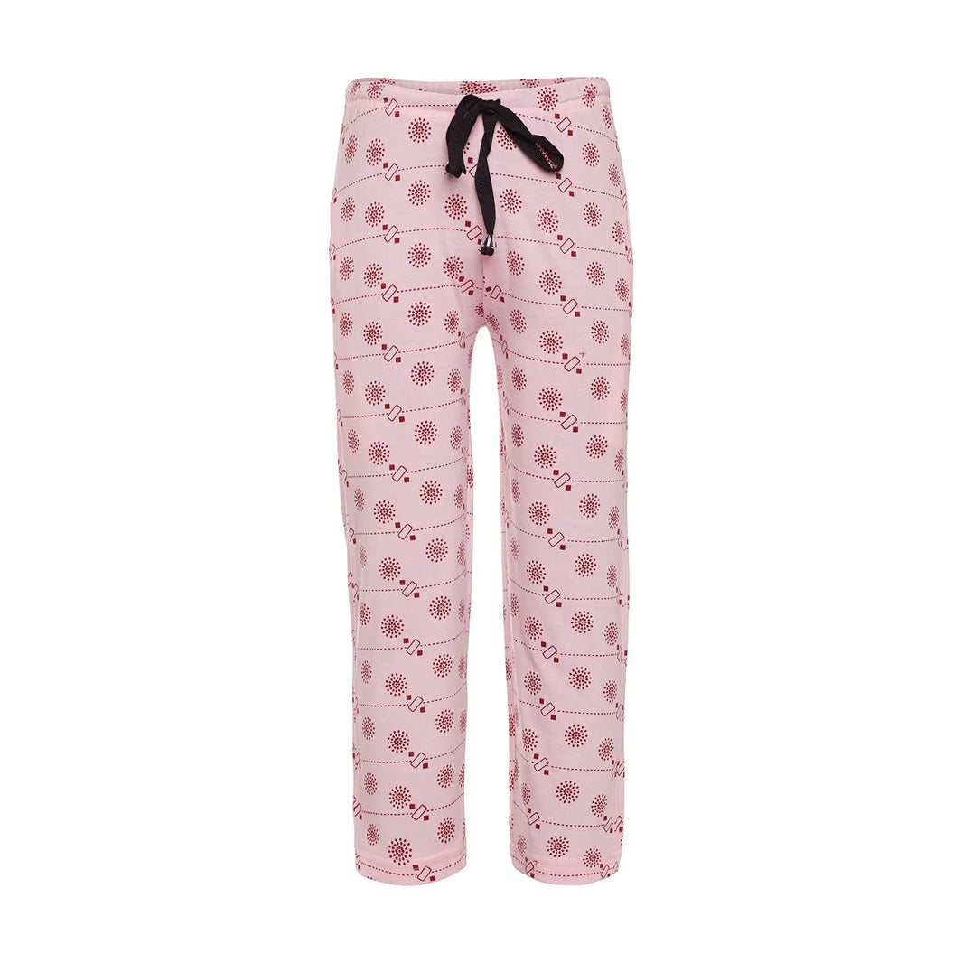 Vimal Jonney Regular Fit Cotton Blended Pink Track Pant For Kids - Vimal Clothing store