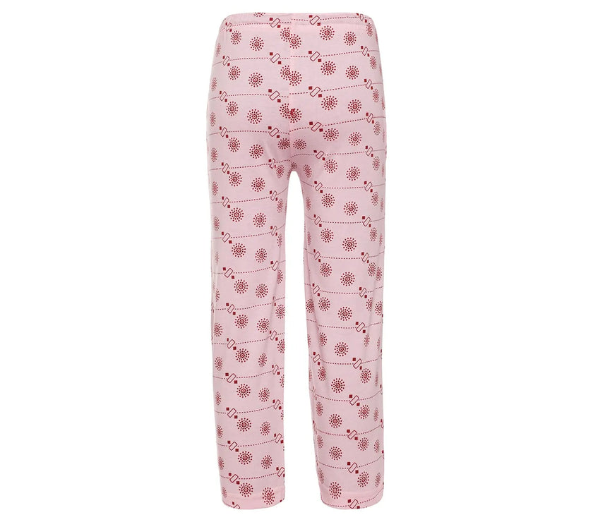 Vimal Jonney Regular Fit Cotton Blended Pink Track Pant For Kids - Vimal Clothing store