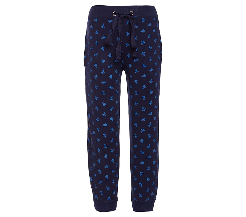 Vimal Jonney Regular Fit Cotton Blended Navy Blue Track Pant For Kids - Vimal Clothing store