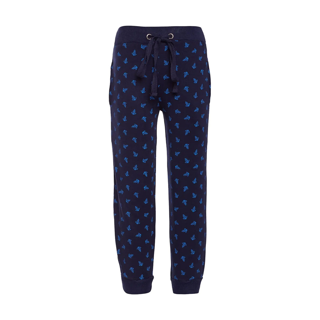 Vimal Jonney Regular Fit Cotton Blended Navy Blue Track Pant For Kids - Vimal Clothing store
