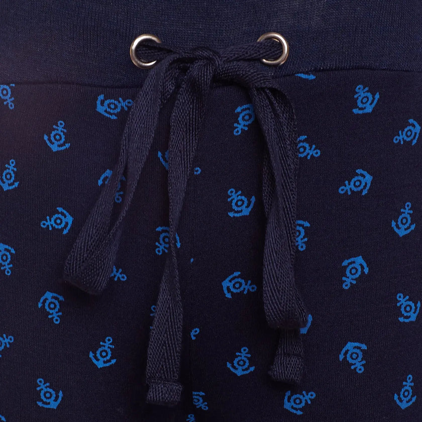 Vimal Jonney Regular Fit Cotton Blended Navy Blue Track Pant For Kids - Vimal Clothing store