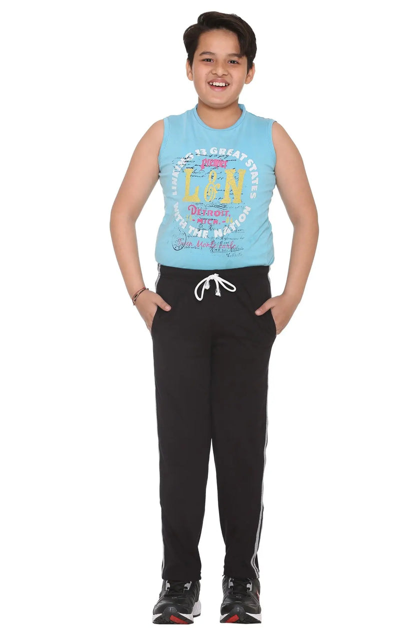 Vimal Jonney Kids's Black Trackpants - Vimal Clothing store