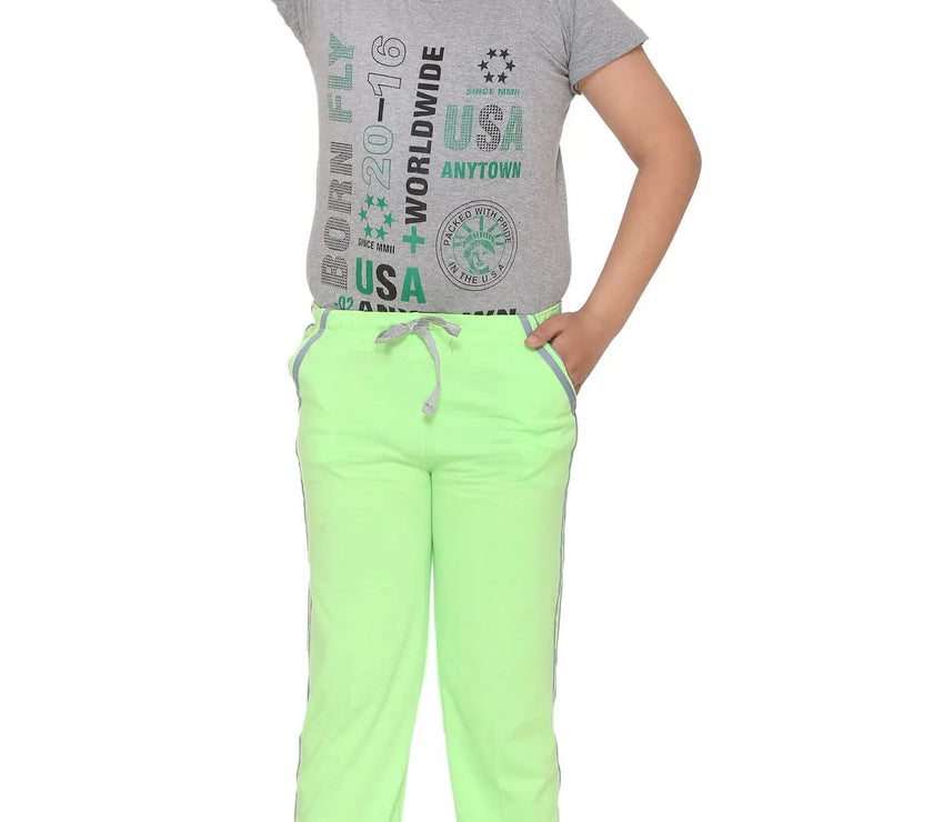 Vimal Jonney Kids's Green Trackpants - Vimal Clothing store