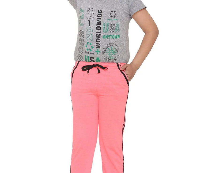Vimal Jonney Kids's Peach Trackpants - Vimal Clothing store
