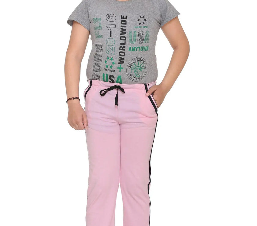 Vimal Jonney Kid's Pink Trackpants - Vimal Clothing store