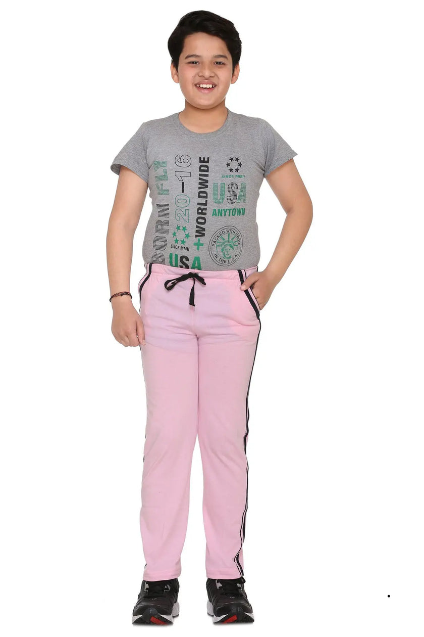 Vimal Jonney Kid's Pink Trackpants - Vimal Clothing store