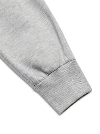 Mack Jonney Grey Melange Solid Cotton Fleece Trackpant for Kids
