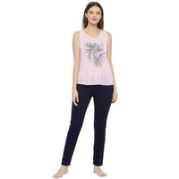Mack Jonney Pink Women's Night Suit