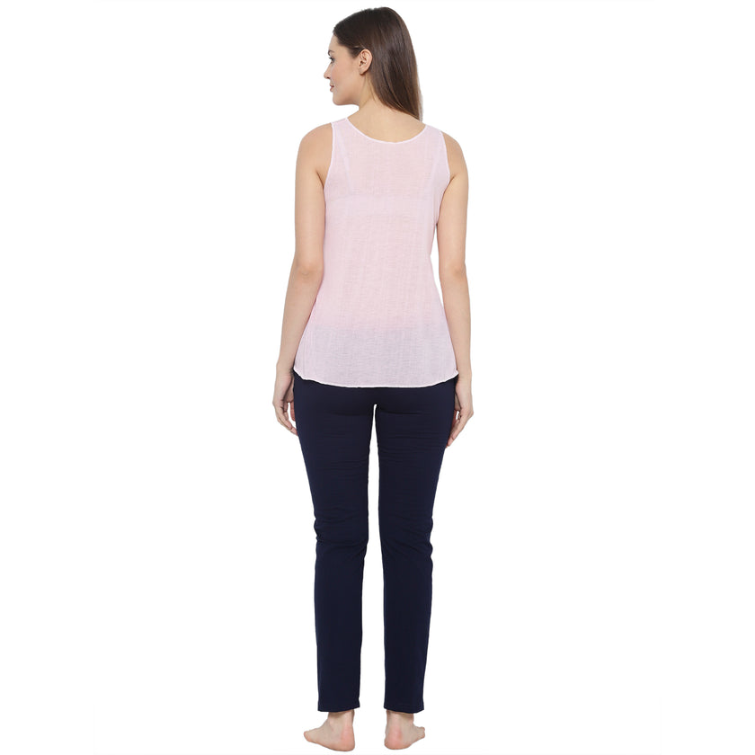 Mack Jonney Pink Women's Night Suit