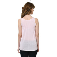 Mack Jonney Pink Tank Top For Women's