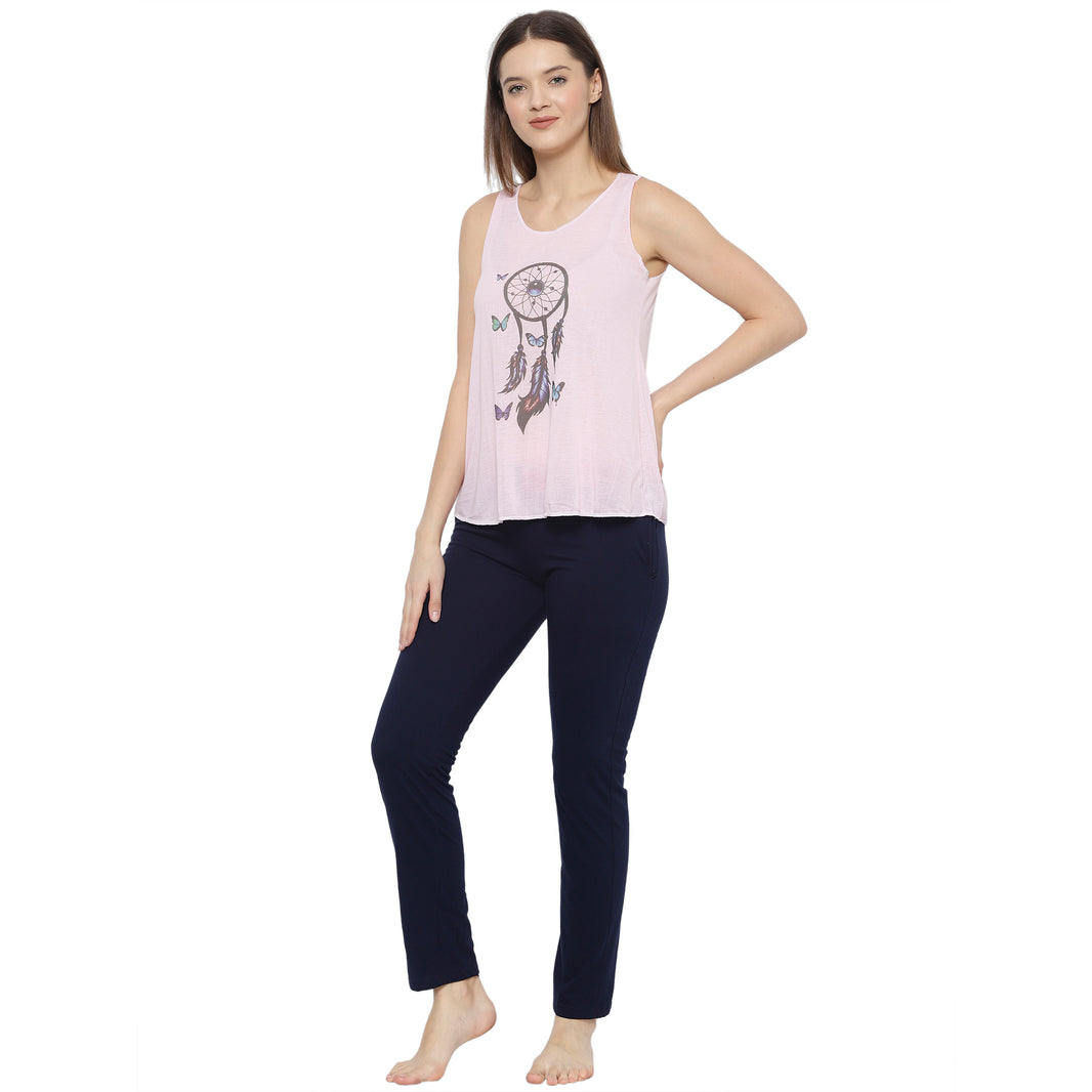 Mack Jonney Pink Women's Night Suit