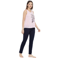 Mack Jonney Pink Women's Night Suit