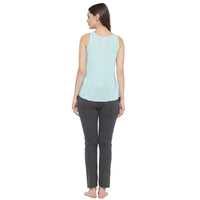 Mack Jonney Light Green Women's Night Suit