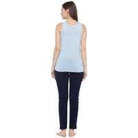 Mack Jonney Blue Women's Night Suit