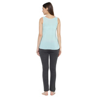 Mack Jonney Light Green Women's Night Suit