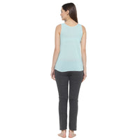 Mack Jonney Light Green Women's Night Suit