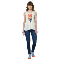 Mack Jonney White Tank Top For Women's