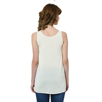 Mack Jonney White Tank Top For Women's