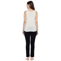 Mack Jonney White Women's Night Suit