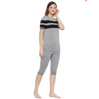 Mack Jonney Grey Women's Night Suit
