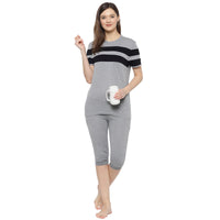 Mack Jonney Grey Women's Night Suit